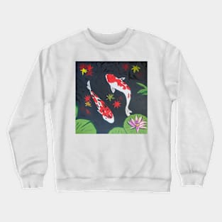 Koi Fish Pond Crewneck Sweatshirt